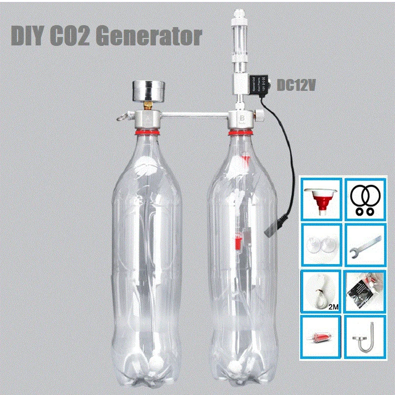 diy co2 vinegar baking soda aquarium