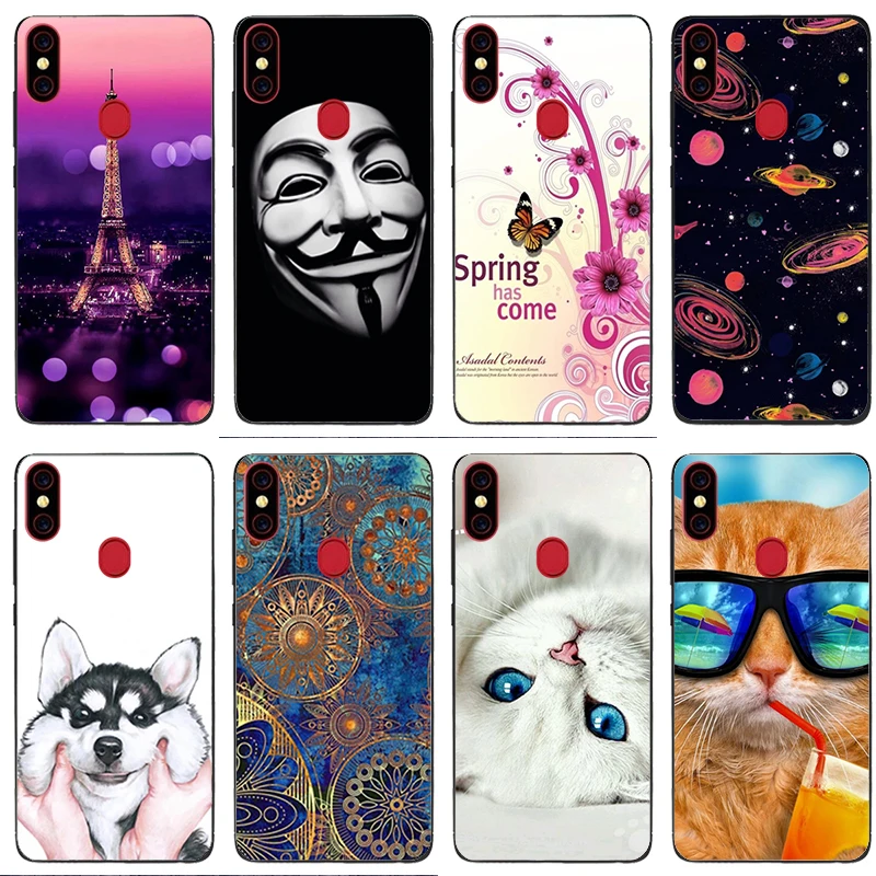 

TPU Silicon Back Cover For UMIDIGI F1 Anti Skid Patterned Phone Case For UMIDIGI F1 Play UMI DIGI F1 Top Quality