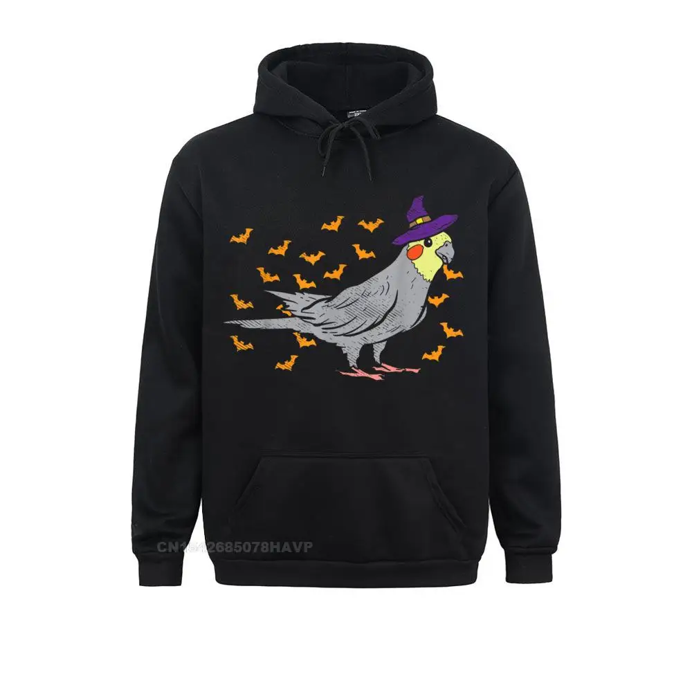 Long Sleeve Hoodies Labor Day  Youth Sweatshirts Cockatiel Bird Witch Hat Halloween 2020 Animal Lover Gift T-Shirt__A9719 Gift Hoods Designer Cockatiel Bird Witch Hat Halloween 2020 Animal Lover Gift T-Shirt__A9719black