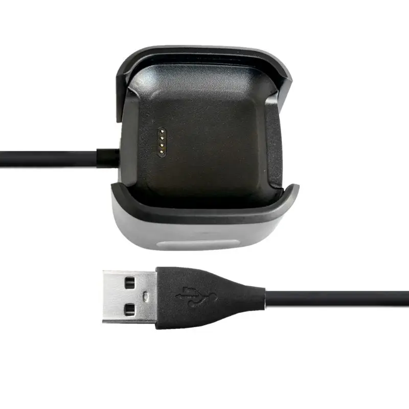 Портативная usb-зарядная подставка с зарядным устройством для адаптера питания Fitbit Versa 2 Smart Watch