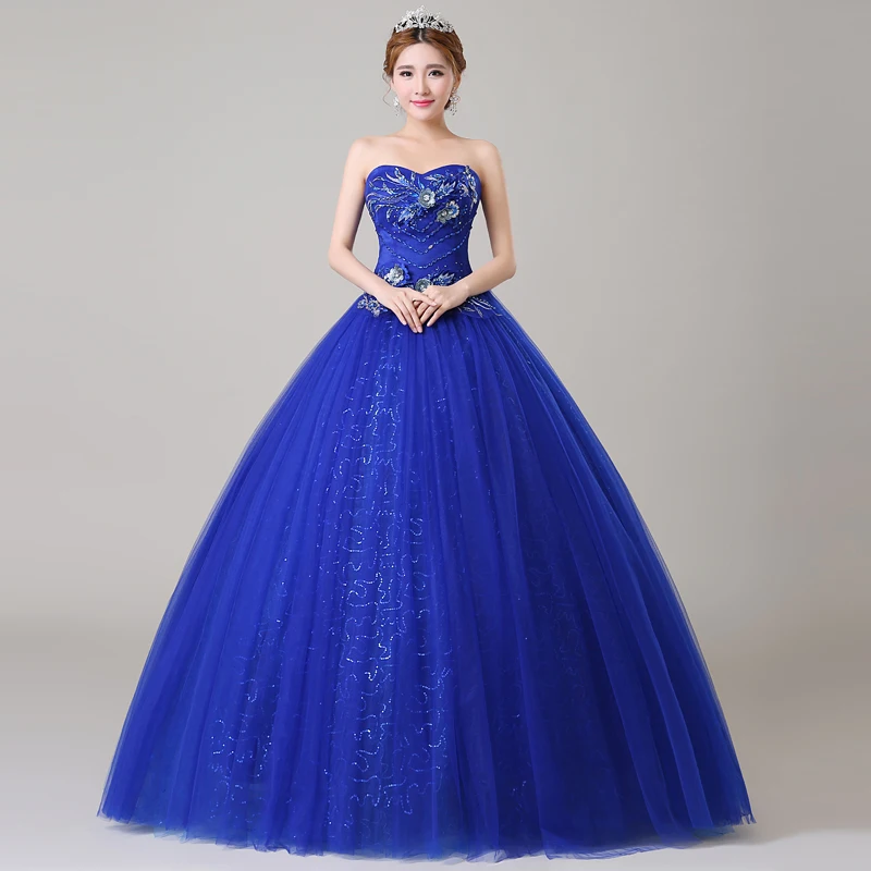 Vestido дебютантное платье для величественного бала платье для празднования 15-летия голубого цвета элегантное Тюлевое длиной до пола бусинки блестки милые 16 платья