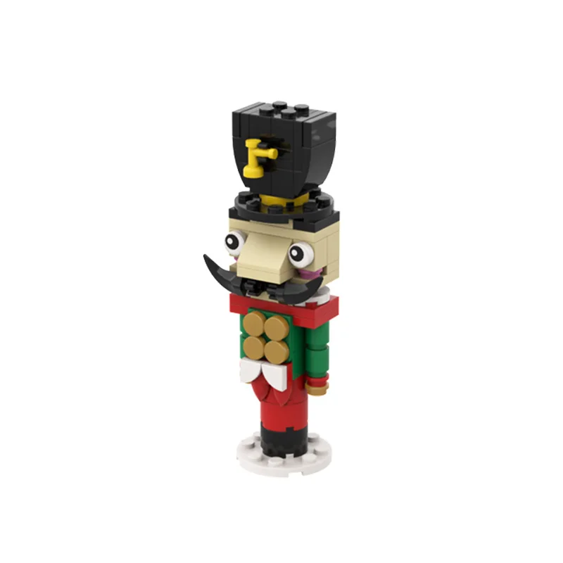 Фигурки Moc Рождественский гайковёр Рождественская елка украшение солдат кулон