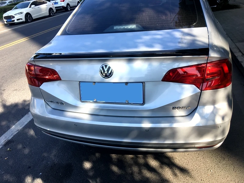 Для Volkswagen Bora ABS пластик грунтовка внешний задний спойлер задний багажник загрузки крыло украшение автомобиля Стайлинг