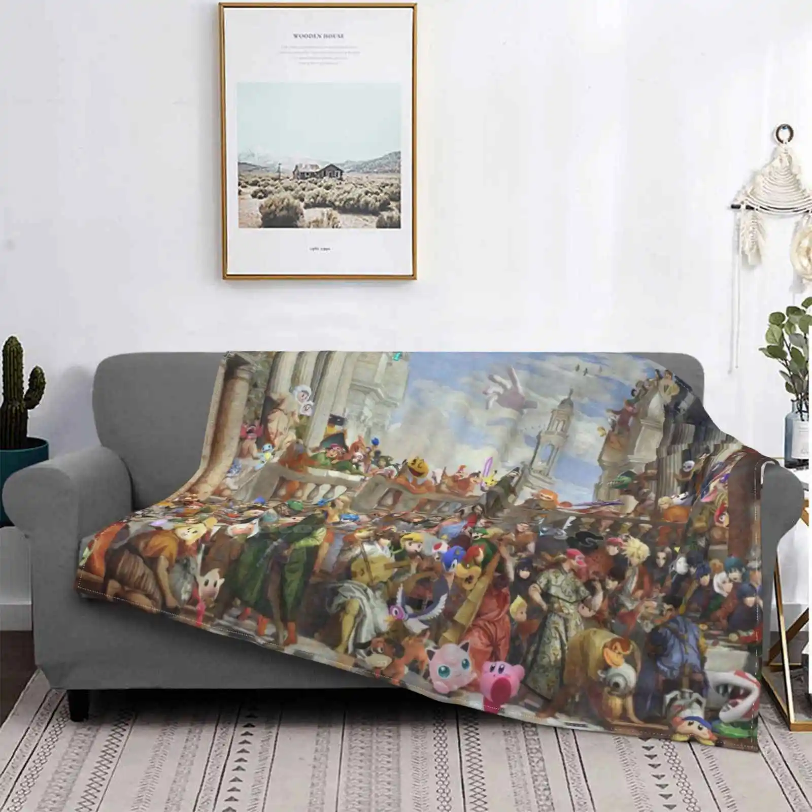 L'Ultimo Super Smash Bros. Festa Divano Letto Confortevole Di Alta Qualità Coperta Morbida Smash Bros Super Smash Bros Smash Bros