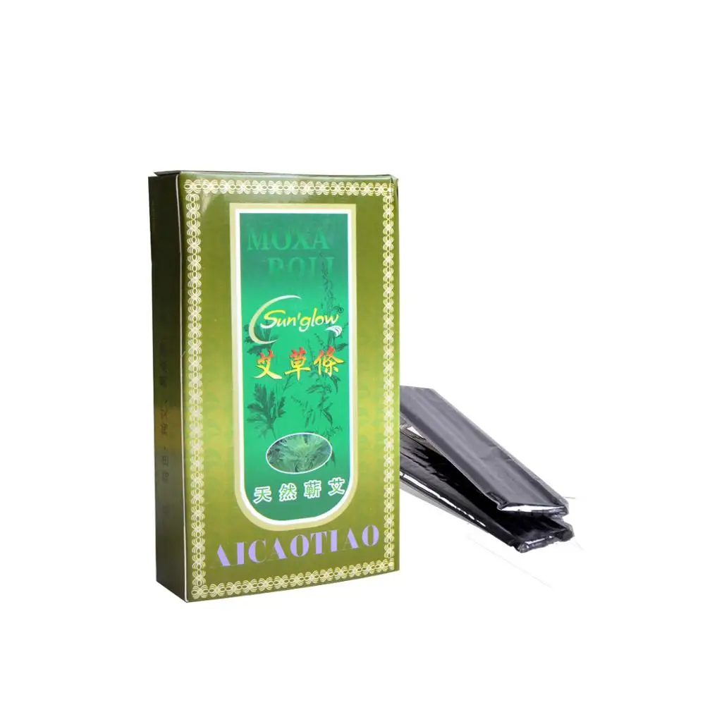 70Pcs/Lot Pure Black Smokeless Moxa Roll Moxa Stick Moxibustion 110mm*4mm 3