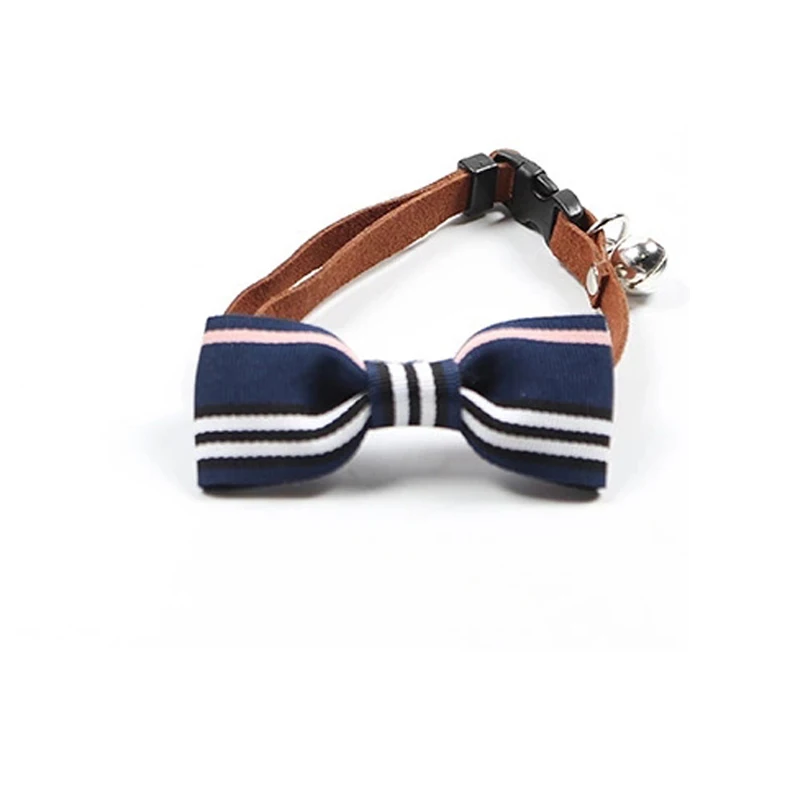 Cat Collar Necklace Adjustable Camouflage Bow Collar Leatherwear Charm Soft Material For Medium Small Cats Necklace Dogs Collar