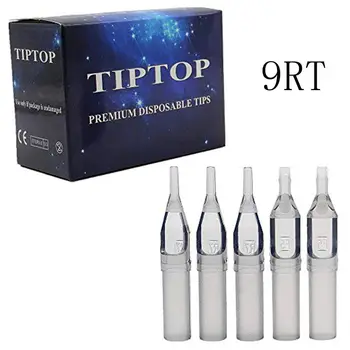 

100Pcs 9RT Disposable Tips Tattoo Machines Tattoo Plastic Tips Nozzles for Permanent Tattoo Makeup Needles Supply Tattoo Tips