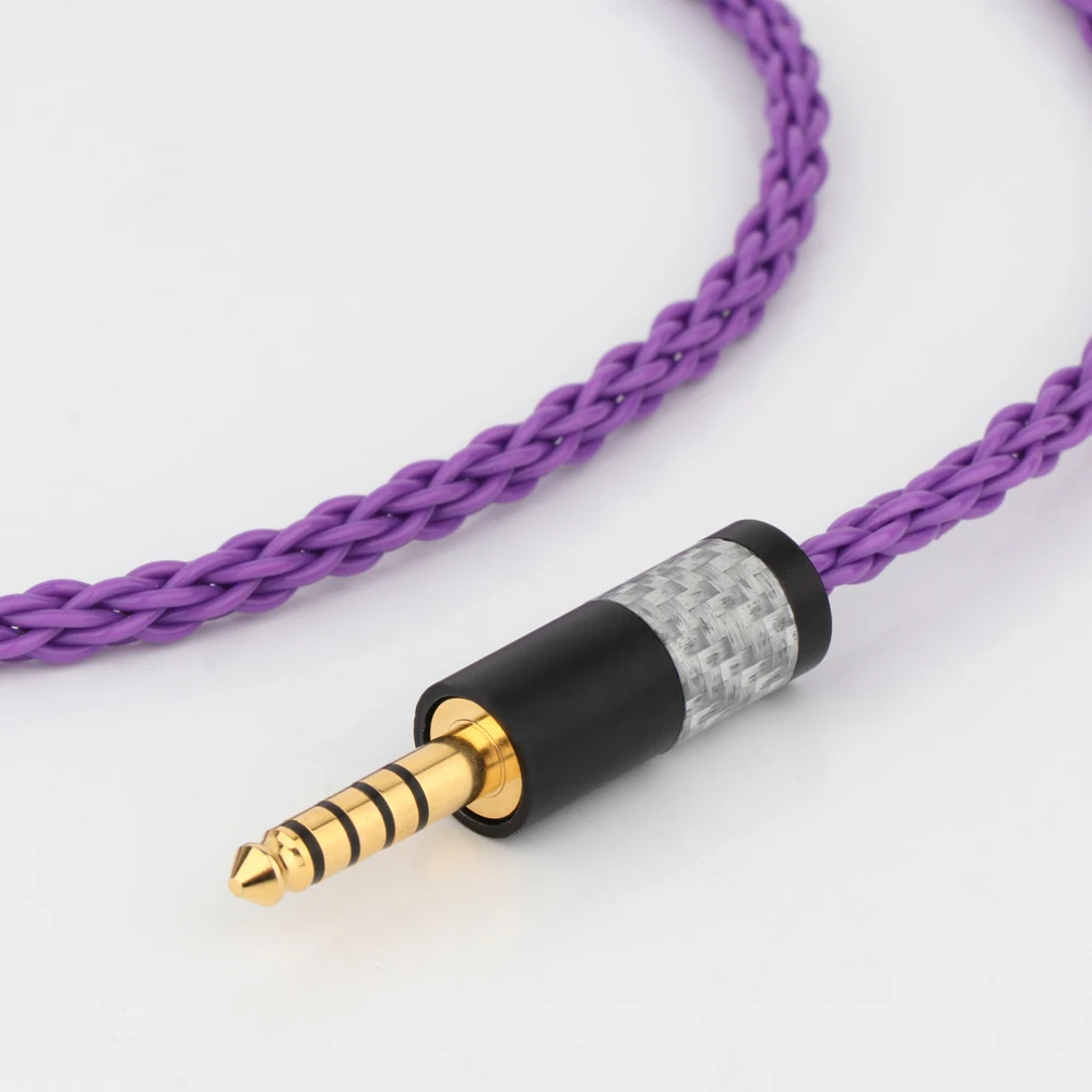 2.5/3.5/4.4 // 4-poliges xlr-symmetrisches versilbertes Kopfhörer-Kopfhörer-Upgrade-Kabel – Detail 2