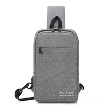 Новые унисекс противоугонные usb зарядки суконные сумочки, Холст Досуг водонепроницаемый человек ткань Оксфорд сумка через плечо нагрудная сумка