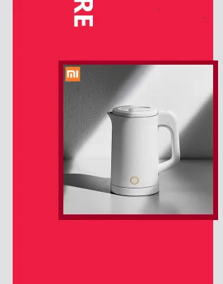 Xiaomi Deerma Dh206 0.6l складной электрический чайник порт воды чайник ручной Электрический автоматическое отключение защиты Chalet