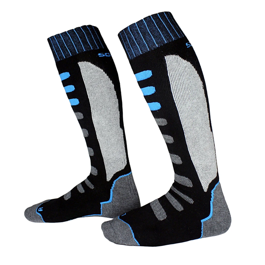 1 Pair Outdoor Thermal High Performance Ski Snowboard Hiking Walking Long Ski Socks Winter Thermal Socks