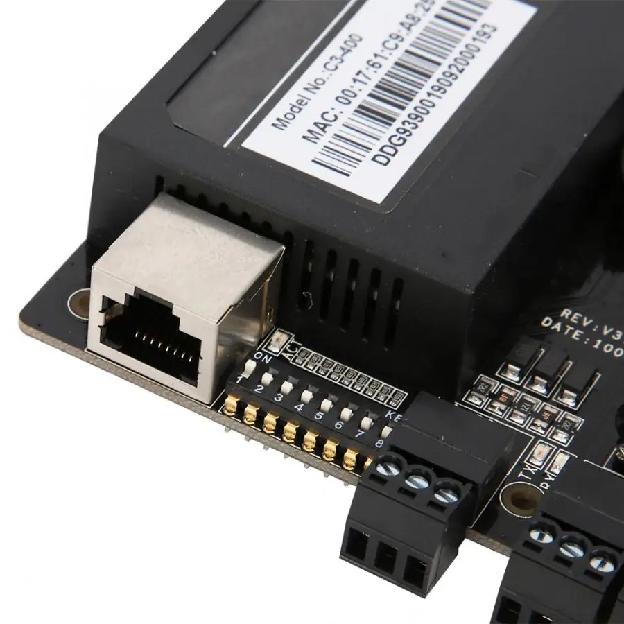 C3-400 TCP/IP дверное управление Лер Wiegand26 считыватель 4 двери панель контроля доступа доска дверное управление Лер