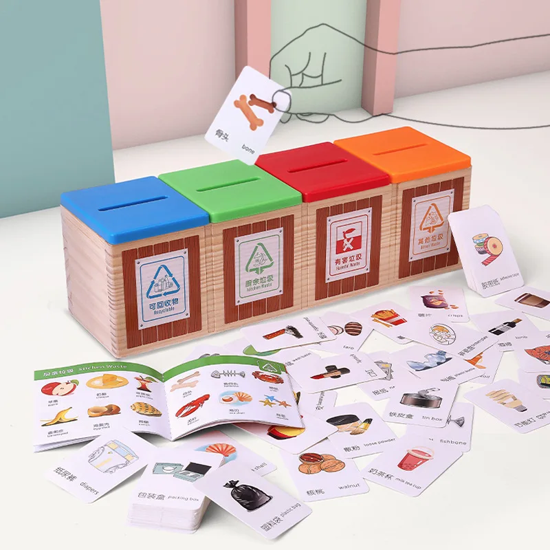 

Big Hands for Fun Games Garbage Compartmental Toy from a Young Garbage Compartmental Consciousness of Wooden Toy