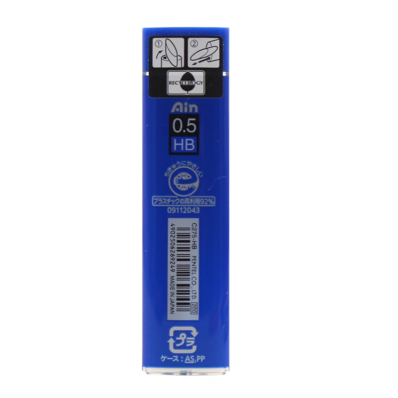 Pentel 4 трубки/партия Stein усиленный кремниевый карандаш 0 5*60 мм 2H H HB B 2B 3B 4B для