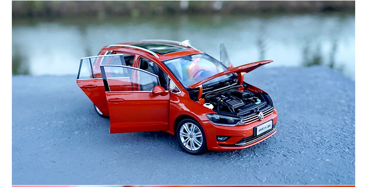 Оригинальная коробка, 1:18, высокая точность, VW GOLFSportsvan, сплав, модель автомобиля, статическая металлическая модель автомобилей для коллекционирования, подарок