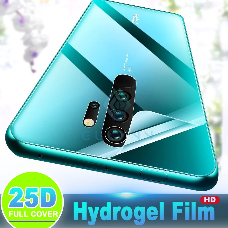 

25D Front & Back Hydrogel Film For Xiaomi Redmi Note 8 T 7 Pro mi Note 10 K20 K30 Screen Protector For mi 9T Pro 9 Lite A3 Cover