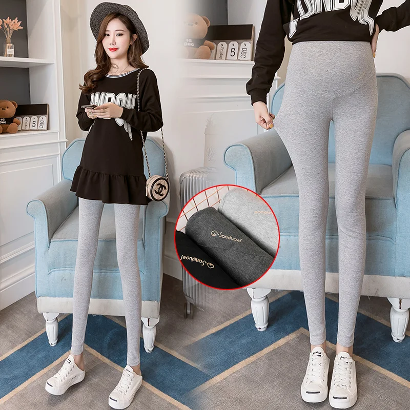 Woman Plus Size Pants Pregnant Pregnancy Clothes Pants Ropa Adjustable Waist Soft Slim Elastic Leggings Mujer Embarazada Premama
