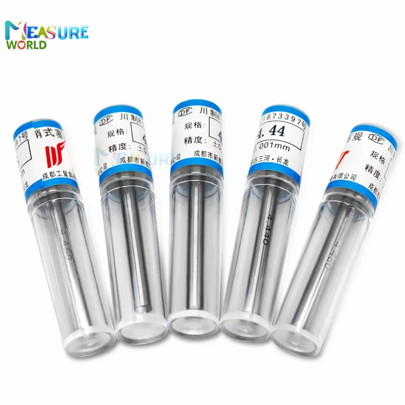 부드러운 플러그 게이지 구멍 게이지 크기 0.5-5.99mm 6-9.99mm 단계 0.01mm 원통형 핀 게이지 측정 도구, 로트당 10 개