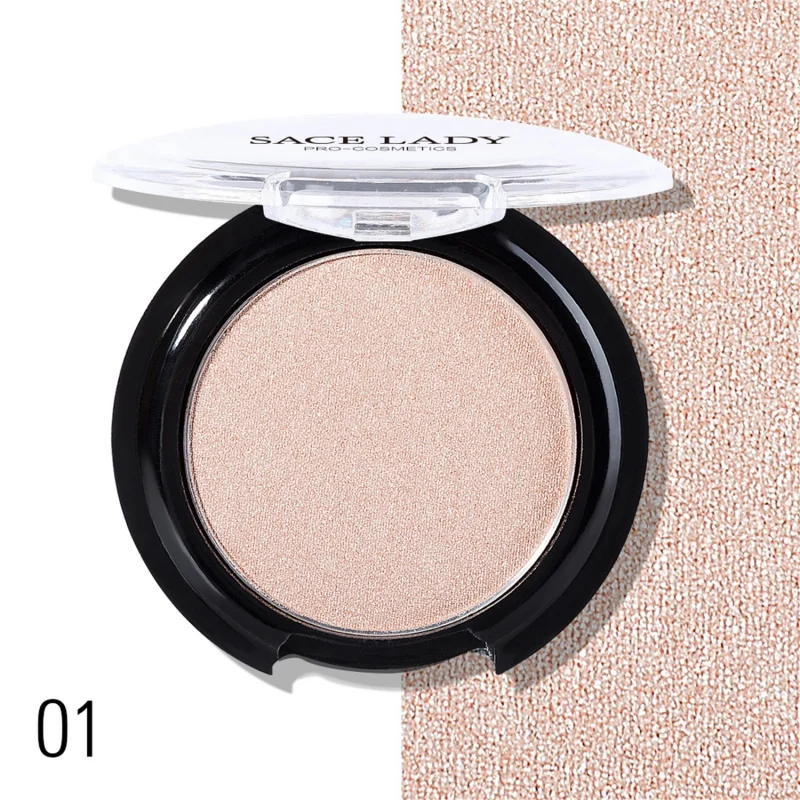 6 цветов Shimmer Powder пудра Макияж Палитра лица Iluminator макияж сияющий блеск Косметика для макияжа лица