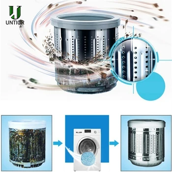 

UNTIOR 5/10/20Pcs Washing Machine Cleaner Agent Descaling Detergent Effervescent Tablets Magic Cleaning Household Sanitary Tools