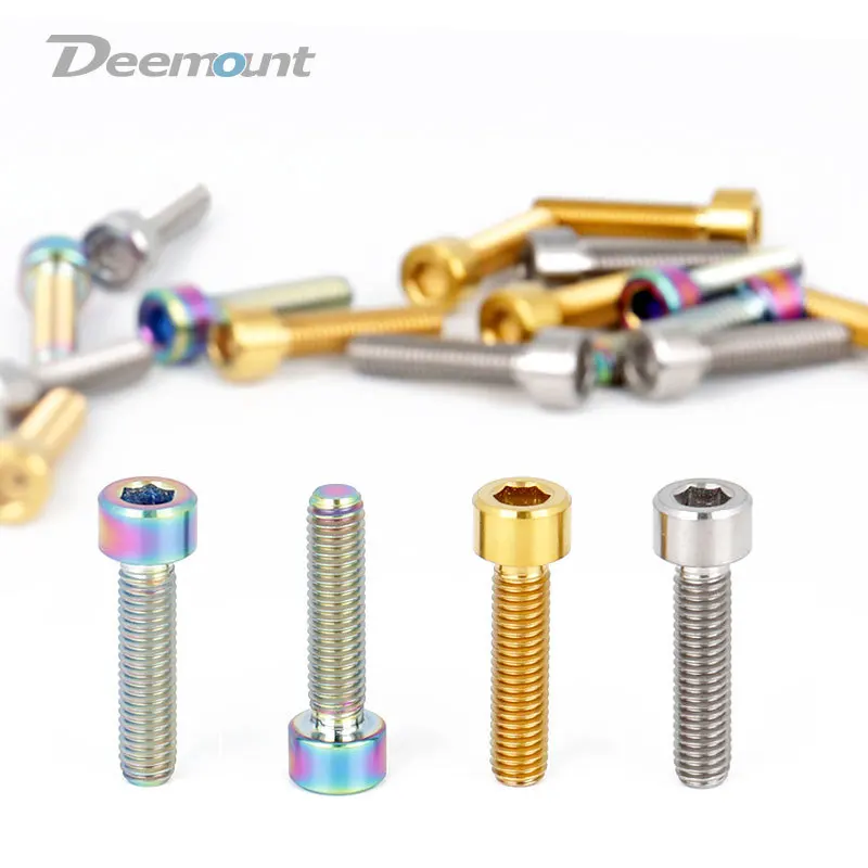 

Mountain Bicycle Fittings M6 * 25mm Titanium Alloy Screw Disc Brakes Fixed A- Pillar Transition Socket Disc Heightening