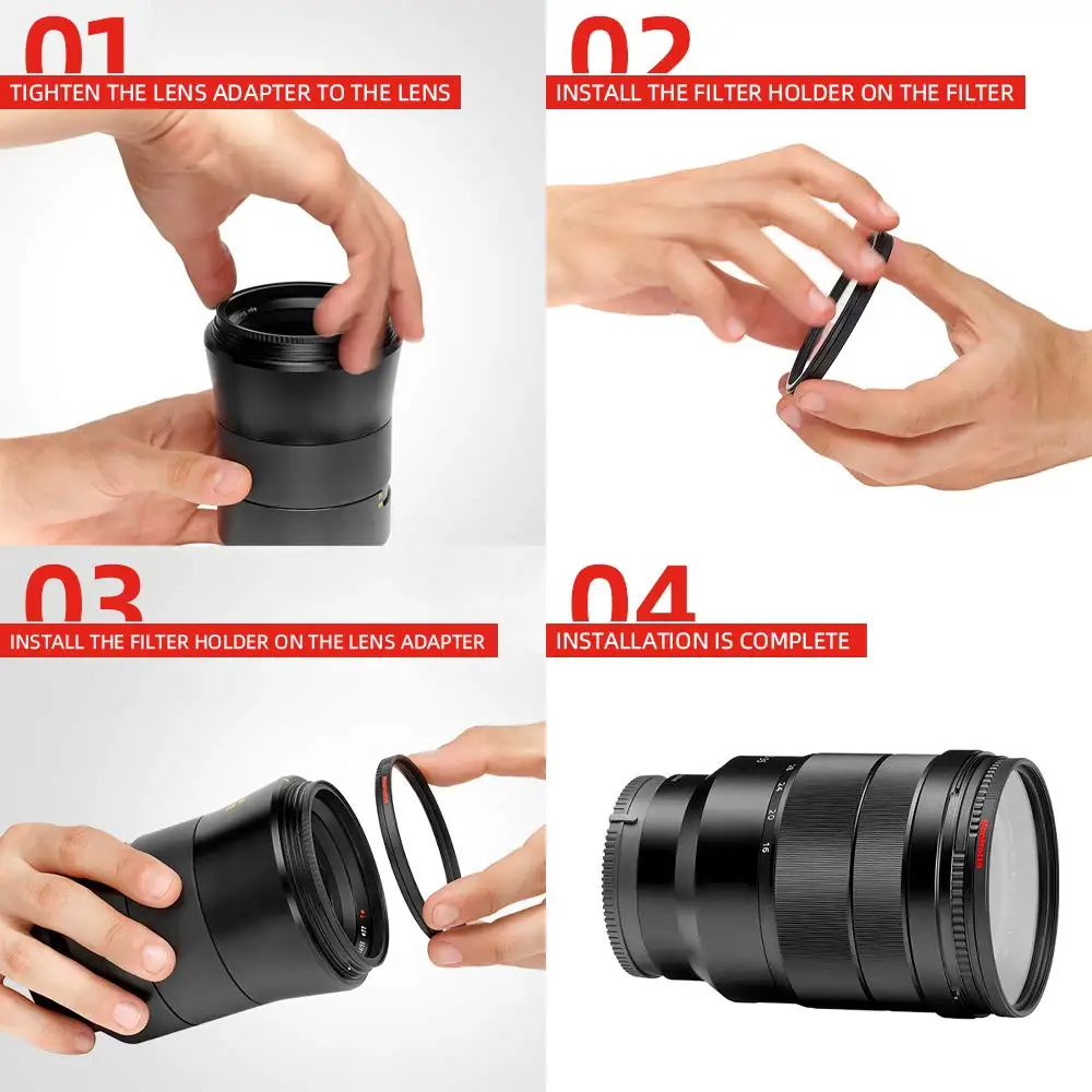 Anello Step-up Per Filtri Anello Di Adattamento Per Obiettivo 72mm A