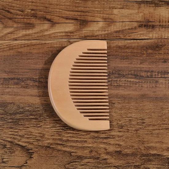 small comb 1 шт. Экологически чистая, деревянная щетка для волос Массажная расческа закрыть зубы антистатические массаж головы Уход за волосами деревянные инструменты szczotka сделать wlosow - Цвет: small comb