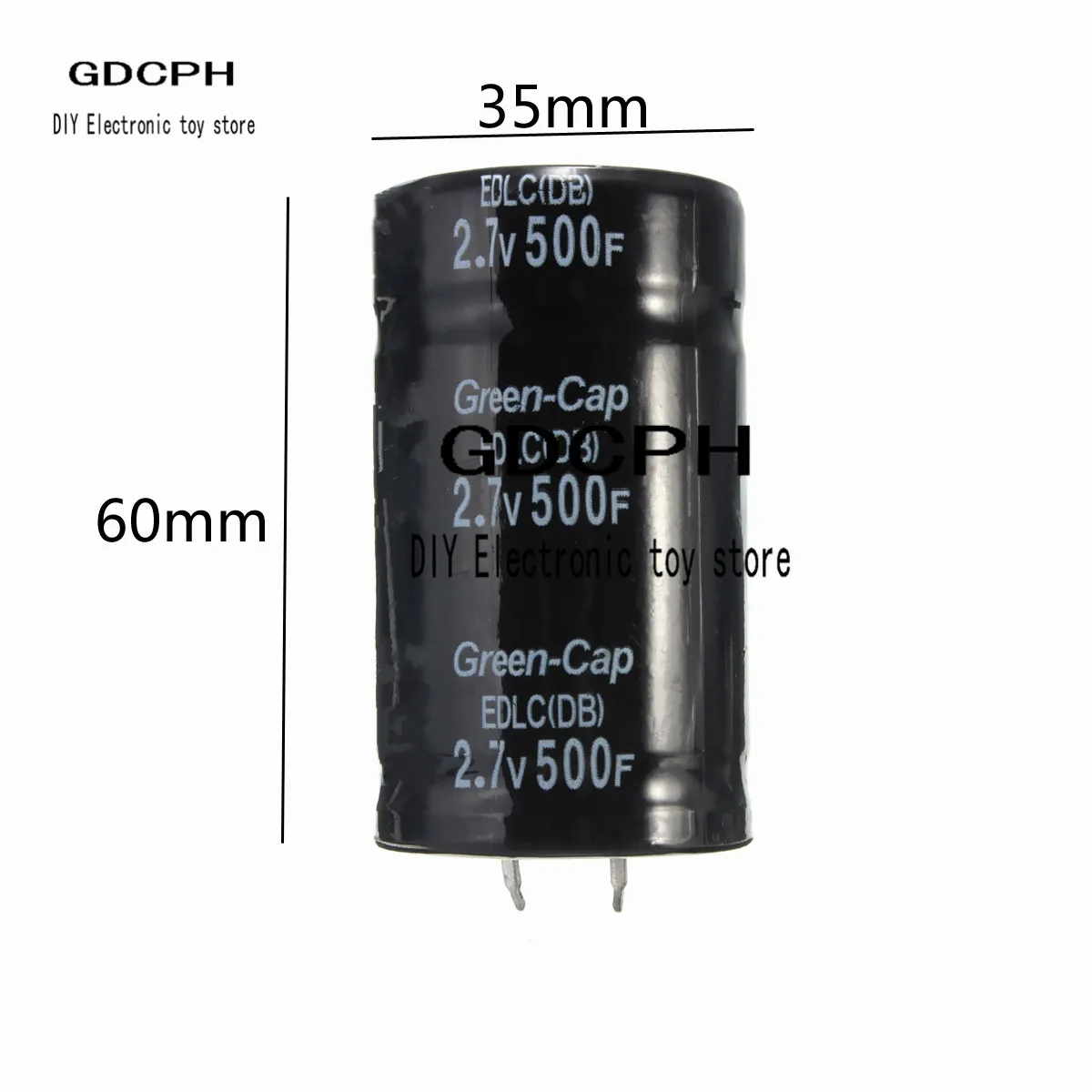 GDCPH 1 шт. ultracapacitors 2.7v500f 35*60 конденсаторы общего назначения