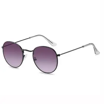 

2020 Classic Small Frame Round Sunglasses Women/Men Brand Designer Alloy Mirror Sun Glasses