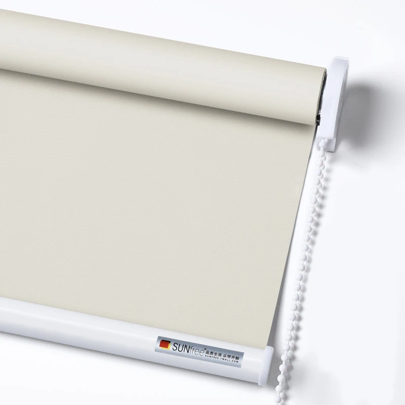 SUNFREE 드릴링 시스템 롤러 블라인드 조명 전송 및 정전 고품질 커튼 침실 주방 사용자 정의 크기
