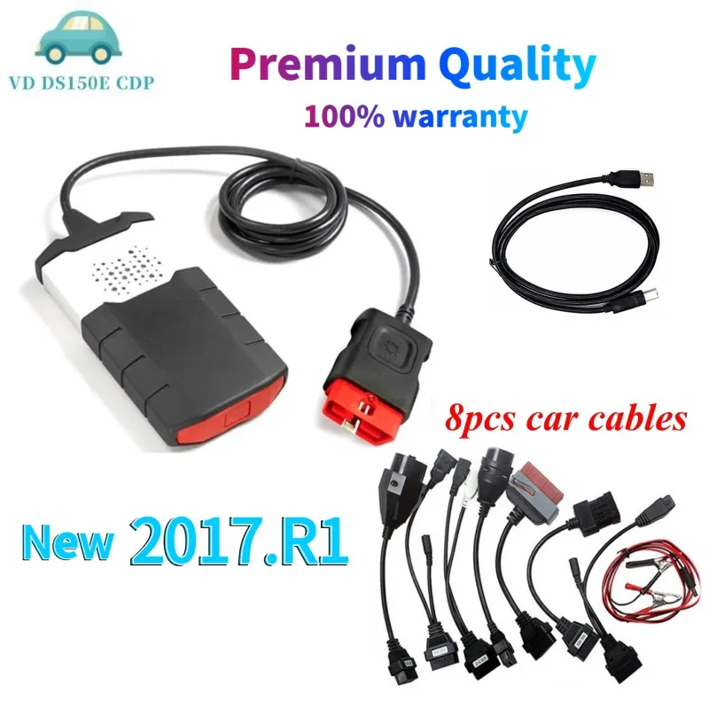 

2020 Latest obd2 Scanner 2017.R1 2016.R0 keygen NEW VCI diagnostic tool Bluetooth VD DS150E CDP for delphis car truck diagnostic