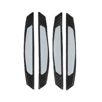

Cover Universal Stickers Decals Carbon Fiber Strips Car Door Guard Bumper Anti Scratch Trim Corner Protector
