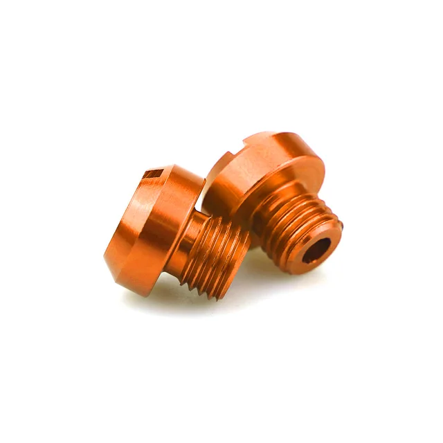 3pcs Motorcycle M10*1.25 CNC Mirrors Hole Plug Screws Caps Cover Bolts For Kawasaki Z400 Z650 Z750 Z800 Z900 Z1000 Accessories Orange