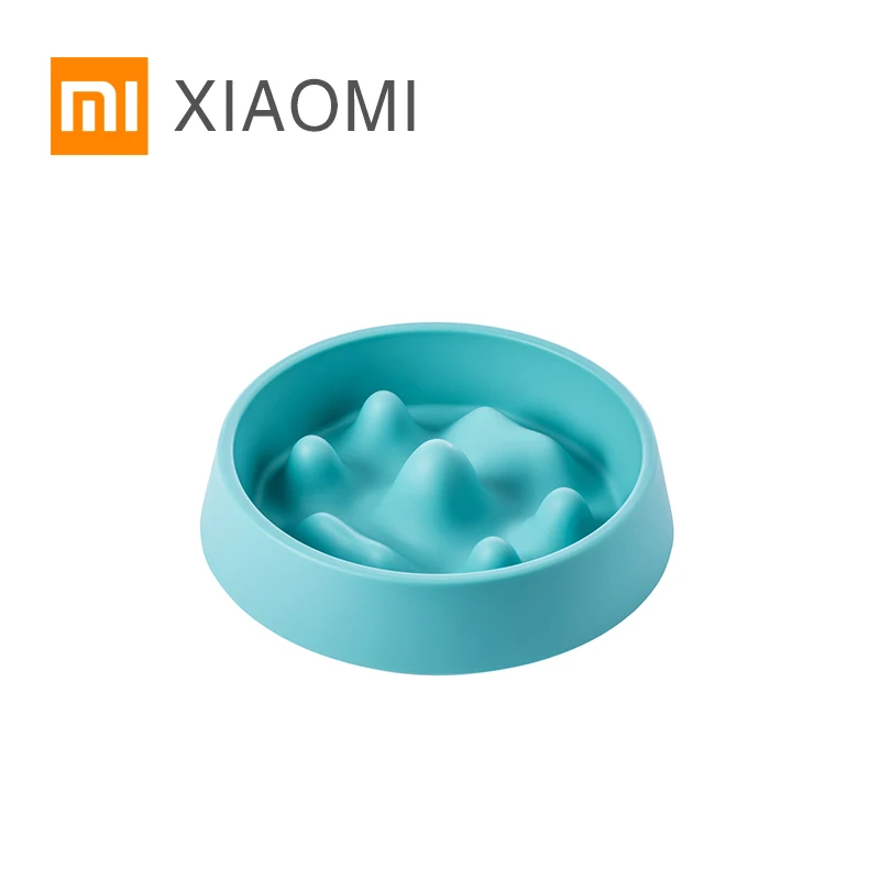 

XIAOMI MIJIA JJ Pet slow food bowl cat dog food container portable pet feeder silicone dog bowl pet products safe Easy to clean