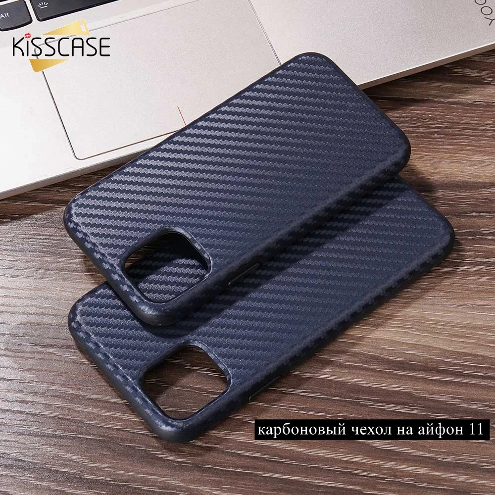 Чехлы KISSCASE под дерево для телефона iPhone 11PRO Модный мягкий чехол из ТПУ 11 карбоновый