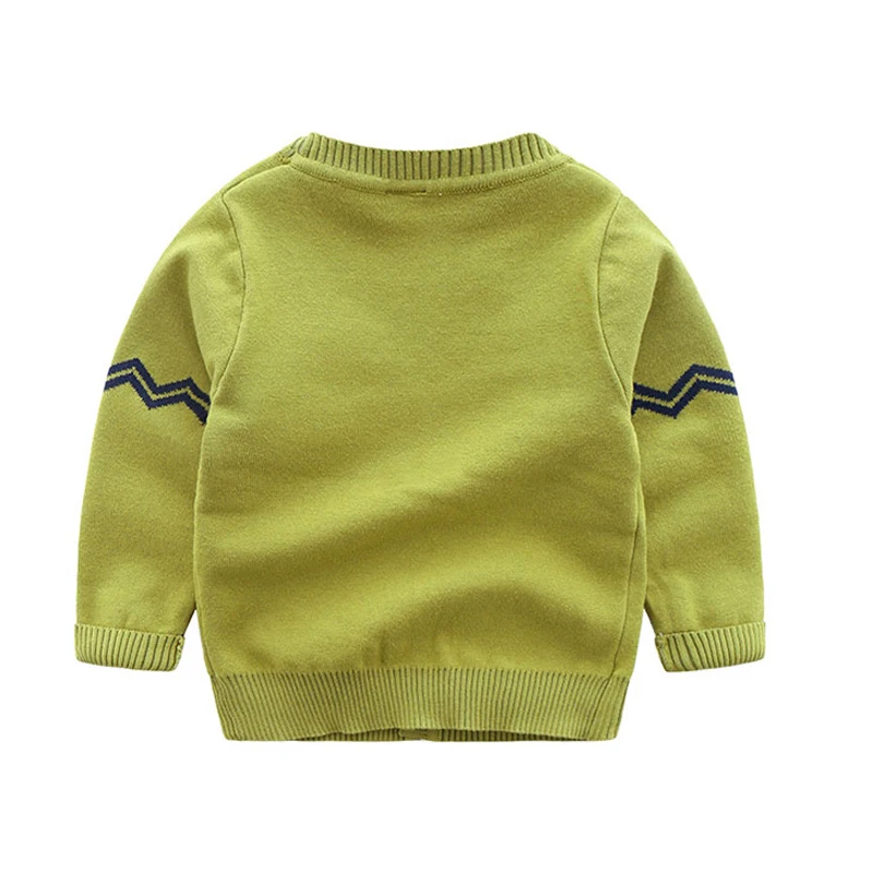 NEW Knitted Sweaters Cardigan For Boys Autumn Warm Children's School Clothing Baby Kids Cartoon Jackets Casual Coats