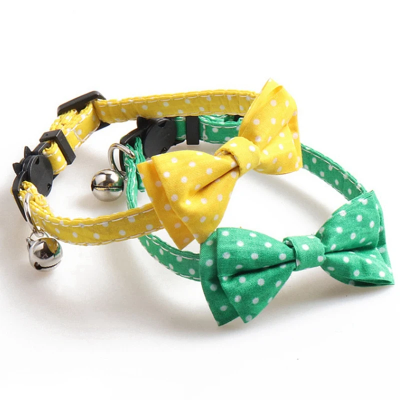Pet Cat Supplies Cat Collar With Bell Wave Point Bow Collar Cat Pet Supplies Cat Accessories Collar Small Dog Chihuahua Pet Cat Supplies Cat Collar With Bell Wave Point Bow Collar Cat Pet Supplies Cat Accessories Collar Small Dog Chihuahua