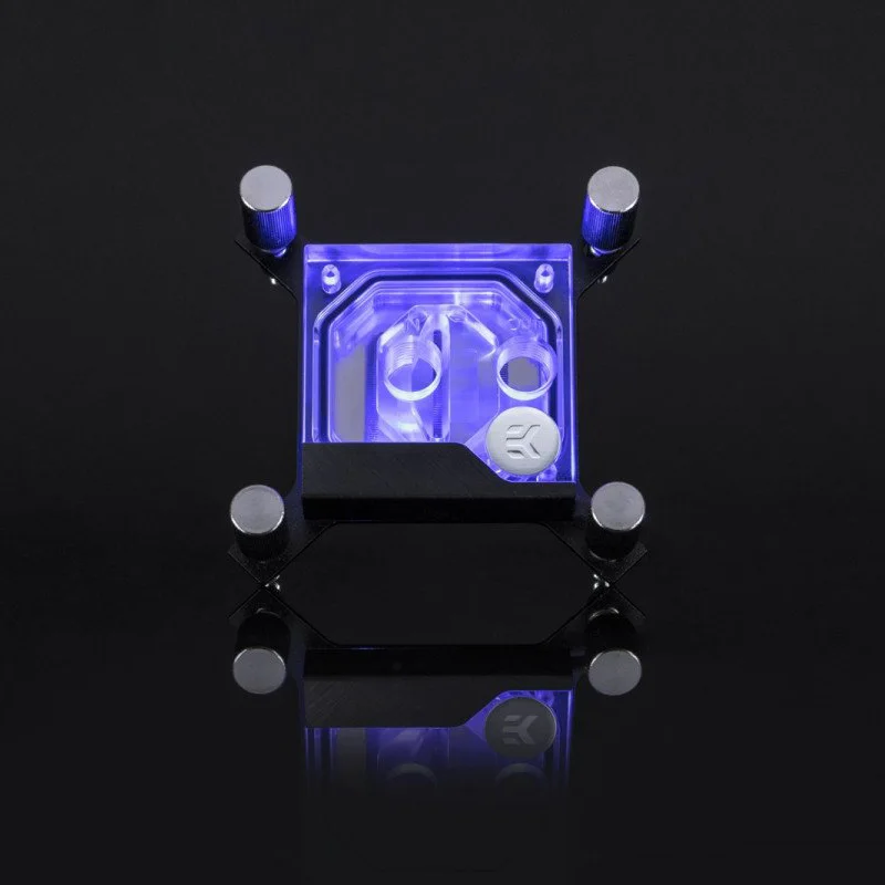 EK-Supremacy, классический водоблок для процессора Intel 115x2011 2066, 12 В, RGB, 4pin, светильник, полоса, никель+ Плекси, кулер для процессора