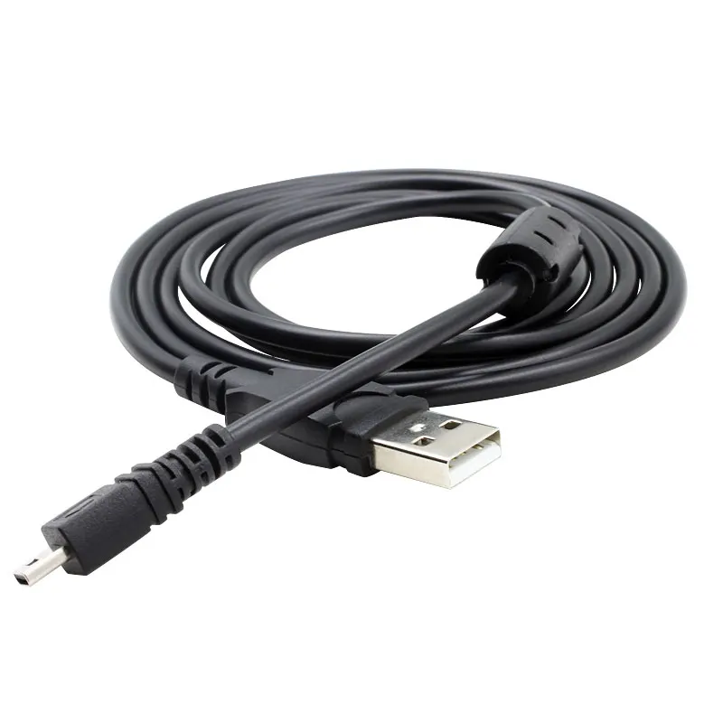 USB Зарядное устройство кабель для синхронизации данных и зарядки шнур для цифрового фотоаппарата Panasonic Lumix DMC-FS6 DMC-FS62 DMC-FS7