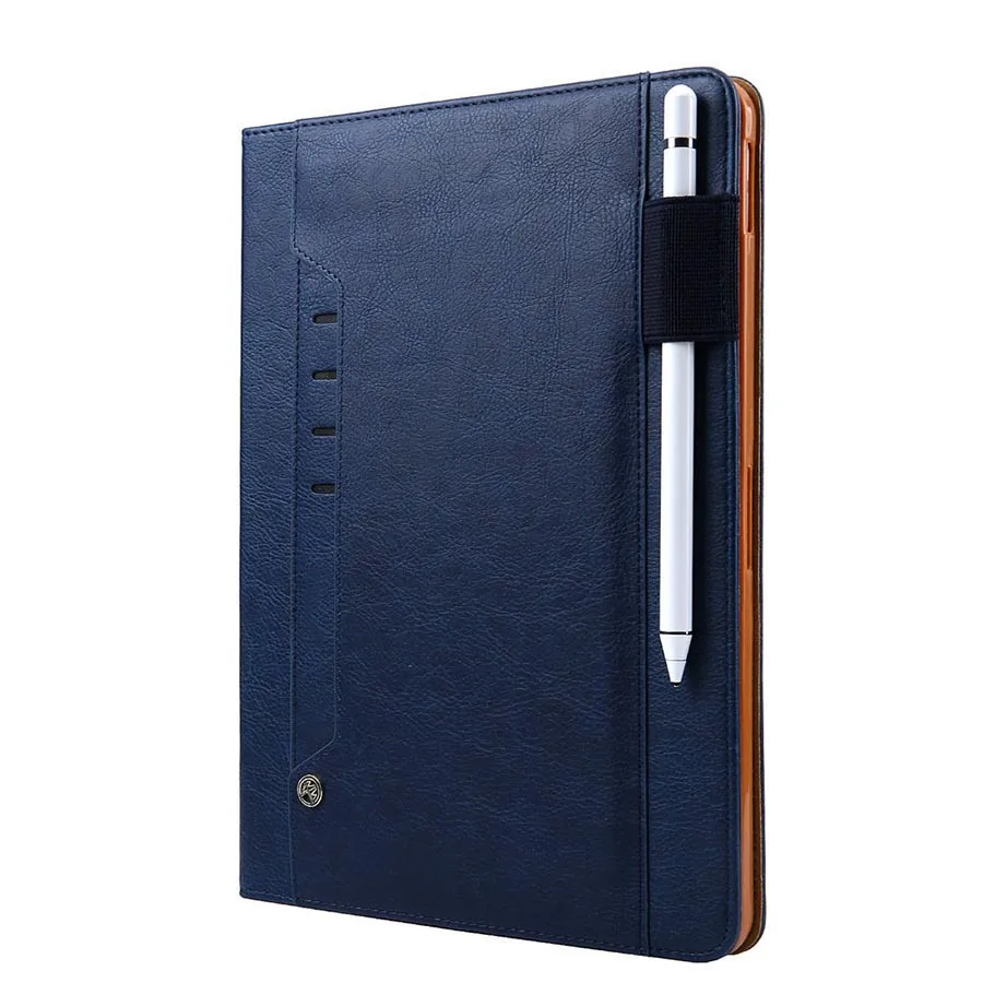 for iPad Pro 11 2018 Magnetic Case Luxury Leather Card Slot Pencil Holder Flip Case Smart Cover for iPad Pro 11 Auto Sleep Wake (25)