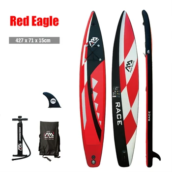 

Outdoor Motion Inflatable Surfing Board Aqua Marina RACE BT 88876 Inflatable Turing Race Around Cruising Stand up Surfing Board