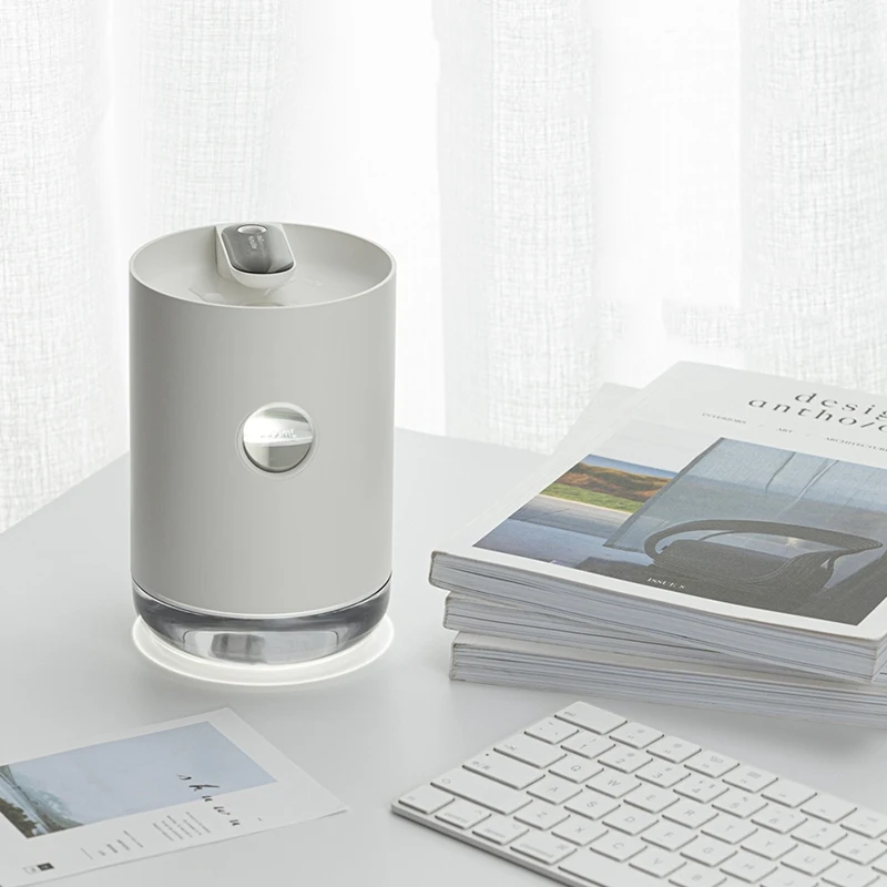 Hause Luft Luftbefeuchter 1L 3000MAh Tragbare Wireless USB Aroma Ätherisches Öl Diffusor Batterie Lebensdauer Zeigen Aromatherapie Humidificador