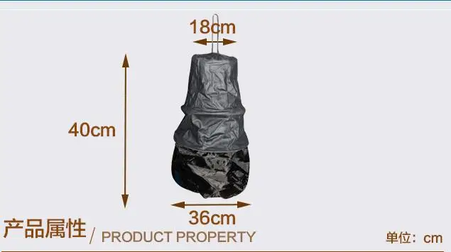 High quality 36*40cm black Dedicated bee cage catcher bag thickening polyester fabric Grab keeping tool for catching bees D039
