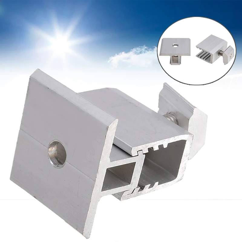 

19-29mm Adjustable Solar Panel Mounting Bracket Photovoltaic Support Solar System Accessories for RV Boat Roof Photovoltaic Kit