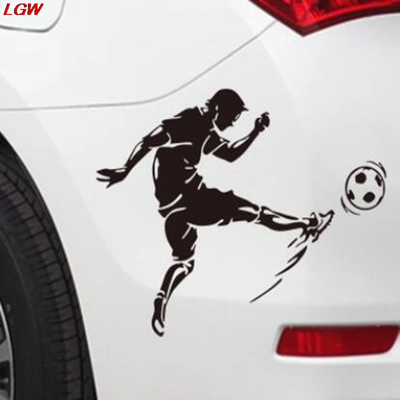 

15cm*11.5cm Reflective Car Sticker for Football Lovers Vinyl Car Sticker car adornment