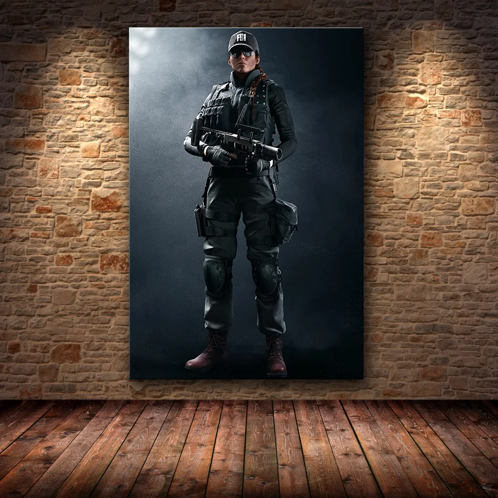 Rainbow Six Siege Game Poster Картина на холсте художественные принты декоративные постеры