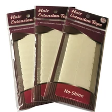 120 вкладки/лот 10 листов 0,8 см* 4 см без блеска белая клейкая лента водонепроницаемая лента для наращивания волос