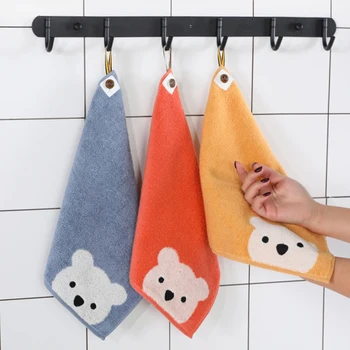 

3PCS/PACK Newborn Baby Infant Cartoon Face Hand Bathing Towel Bibs Feeding Square Towels Handkerchief 100% Cotton Towel