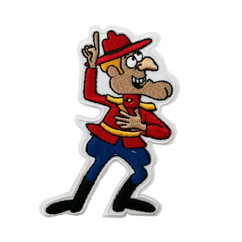 3,5 “DUDLEY DO-RIGHT вышитый Железный На пришивной патч аниме мультфильм телевизионный фильм пленка подарки