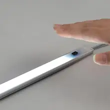 Ручная развертка вкл/выкл последовательным подключением светодиодный трубчатая балка Светильник лампы 12V для Кухня светильник ing шкаф прикроватная лампа 110 V-220 V